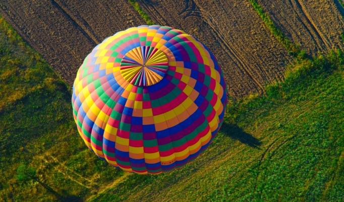 Heißluftballonfahren in der Gruppe