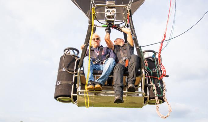 Ballonfahrt für Rollstuhlfahrer
