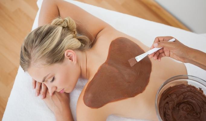 süße schokoladige Massage 