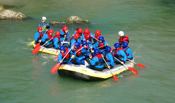 Göll River-Rafting Tour bei Berchtesgaden