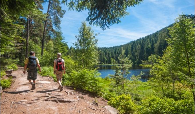 Wanderung und Tandemgleitschirmflug