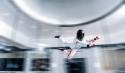 Mädchen Bodyflying