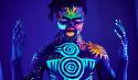 Ausgefallenes Neonfarben Fotoshooting