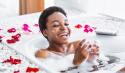 Fotoshooting in einer Badewanne