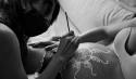 Babybauch Fotoshooting