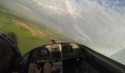 Cockpitausblick Ultraleichtflugzeug